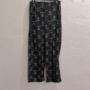 Raiders Boys Fleece Pajama Pants - size 14/16